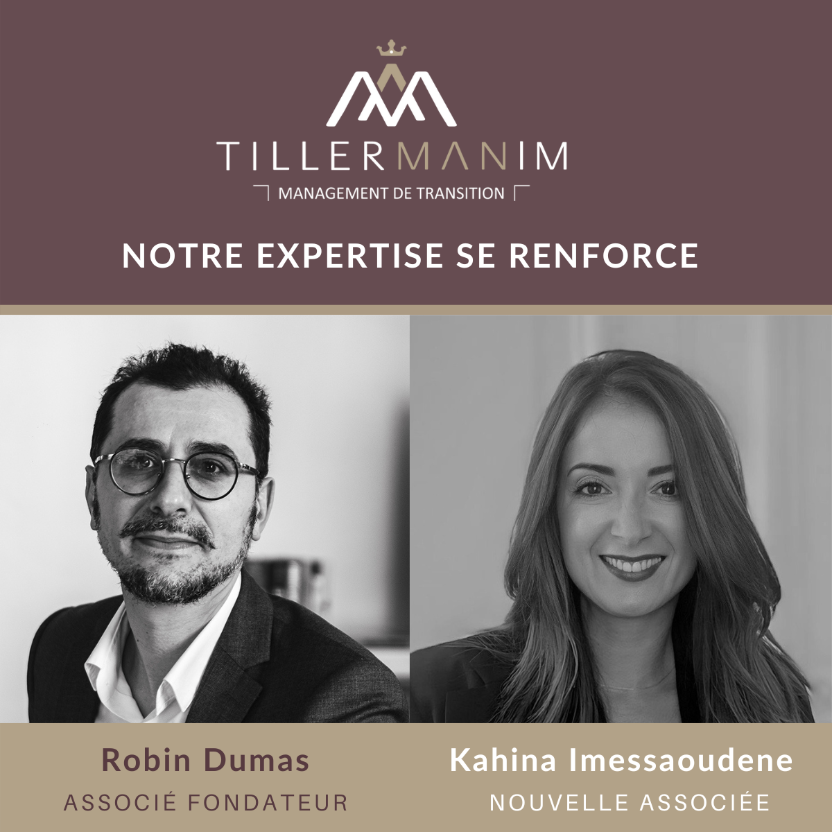 Kahina Imessaoudene intégre Tillerman IM